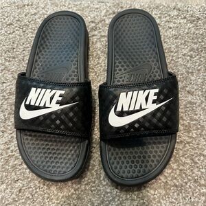 Nike Black Slides